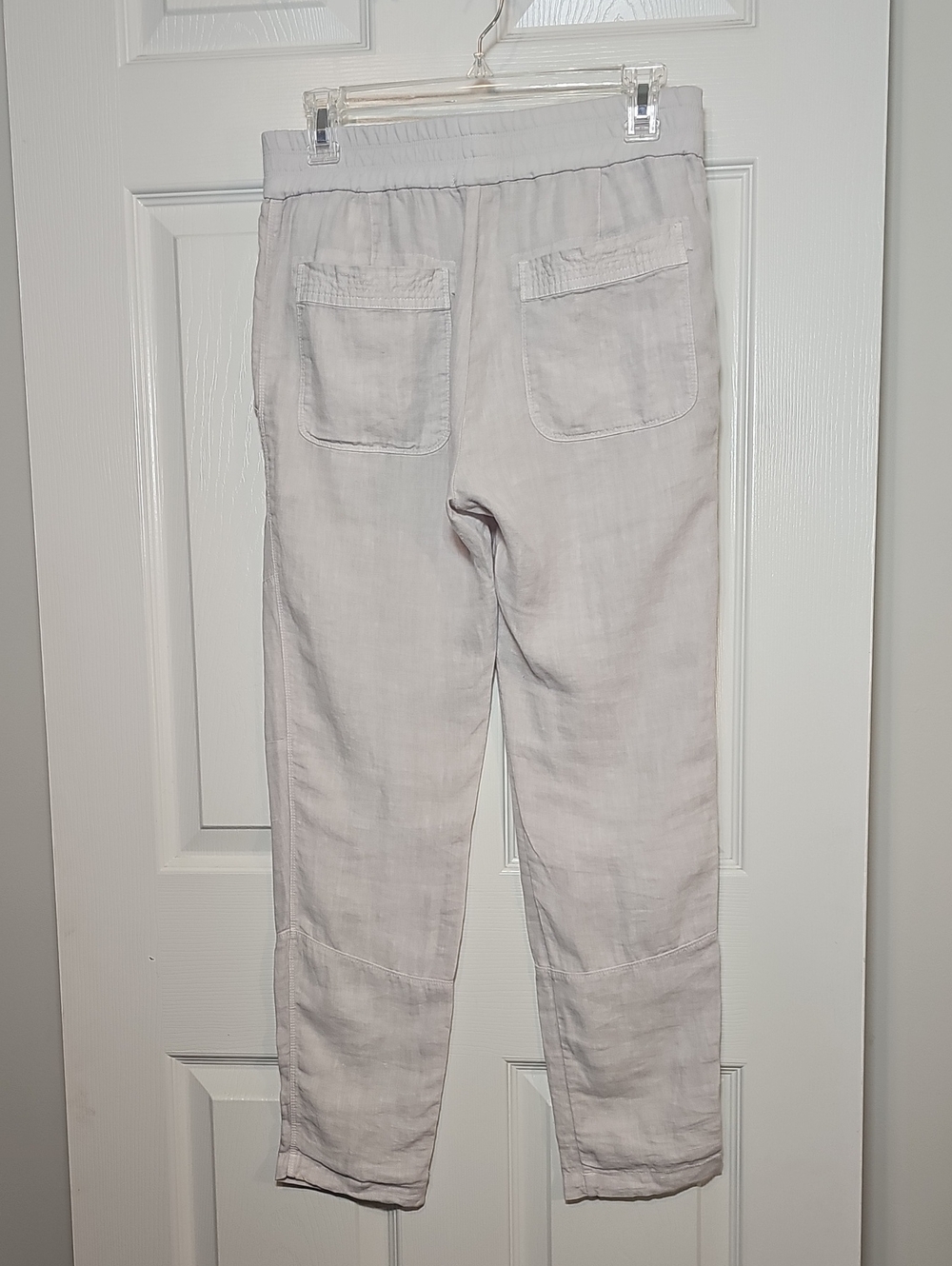 Standard James Perse 100% Linen Drawstring Pants Natural Size 1 Small - Picture 9 of 9